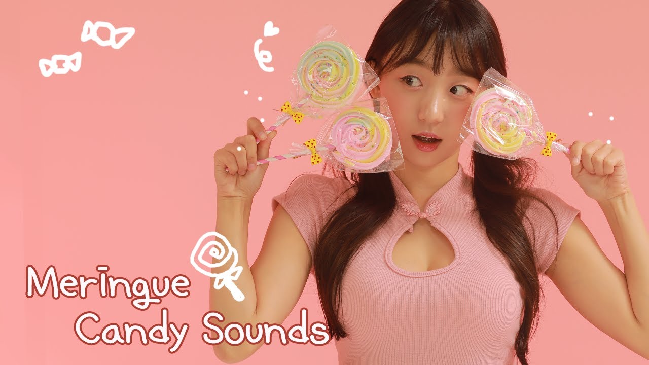 棒棒糖酥皮饼干的声音LOLLIPOP MERINGUE COOKIES Eating Sounds-助眠音声网