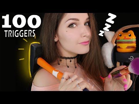 ASMR 100TRIGGERS帮助你睡觉1小时40分钟-助眠音声网